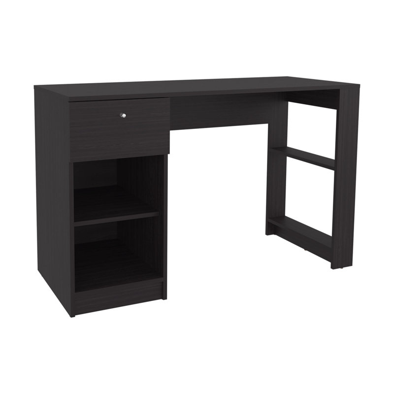 Bureau à un tiroir de 47 po de largeur, Noir