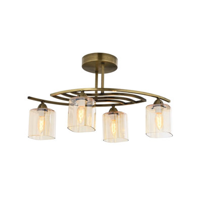 Gladding Semi Flush Mount