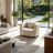 Boucle Fabric Single Sofa Chair, Minimalist Japandi Square Cloud Couch, Ergonomic Accent Armchair for Living Room-1377467000-1376859141