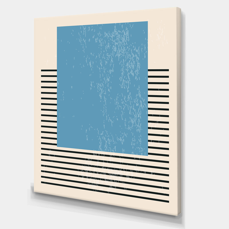«Minimal Geometric Compostions», impression sur toile, H 40 po x l 30 po, Toile tendue, Sans cadre