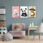 Mignon animal mural, cochon, panda, canard, impressions sur toile de ferme rustique, images pour salon, chambre à coucher, chambre d'enfants, salle de bain, décor encadré