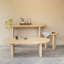 Console en bois massif 60 po Karlidh