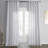 Marso Contemporary Brushstroke Chic Stripe Printed Cotton Room Darkening Curtains - Single Panel-1374383782-1374383784