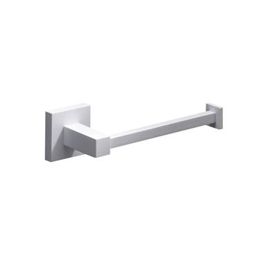 Allied Brass FR-25EC-WHM Fresno Collection Under Cabinet Paper Towel Holder Matte White