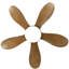 74cm Ceiling Fan with LED Lights-1015486510-1015486505