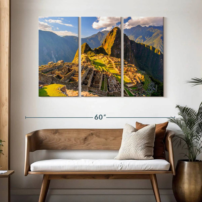 Lilie ensoleillée Machu Picchu, H 32 po x l 50 po