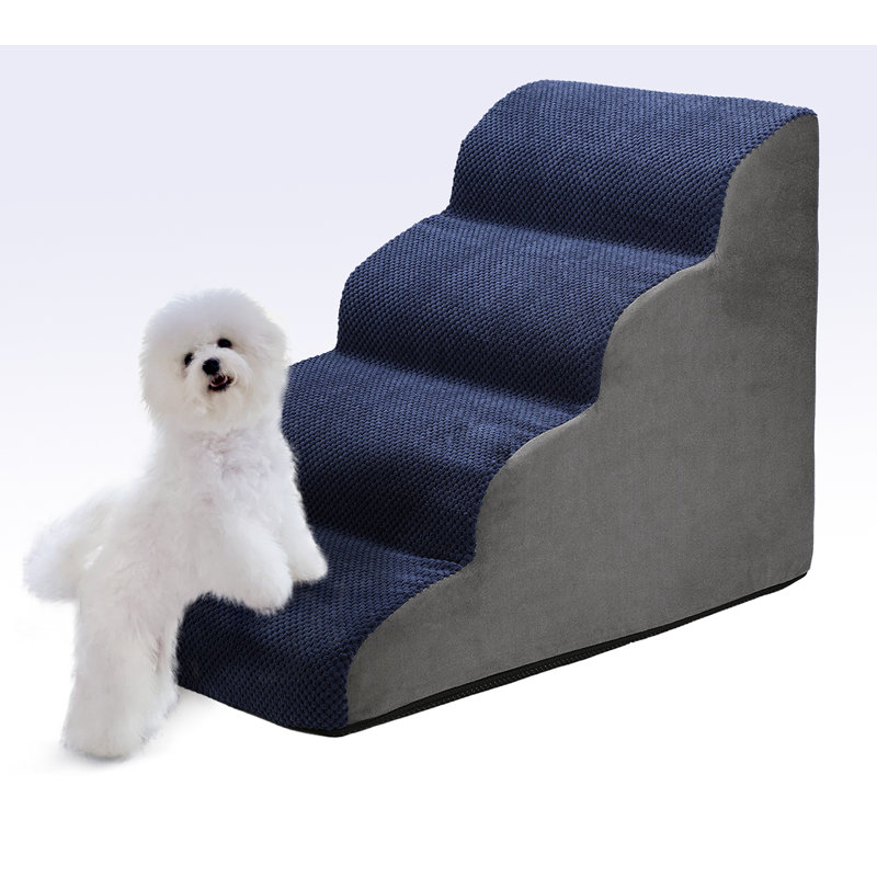 Escalier pour animaux Sponge, Bleu marine / gris