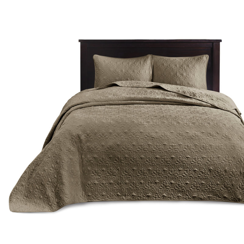Couvre-lit réversible très grand - Confortable rembourrage en coton surdimensionné 2 taies décoratives en tissu doux prélavé pour un environnement de literie propre et hygiénique
