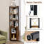 180cm H x 48cm W Metal Corner Bookcase-137280765