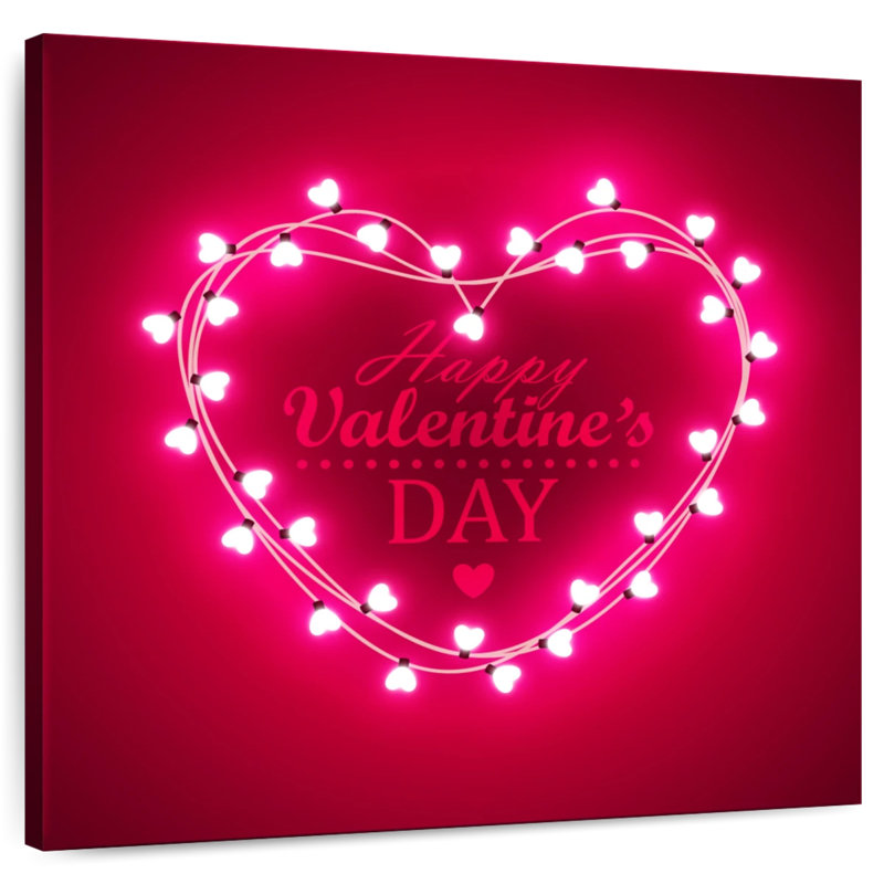 Lumières du cœur de la Saint-Valentin Lelend