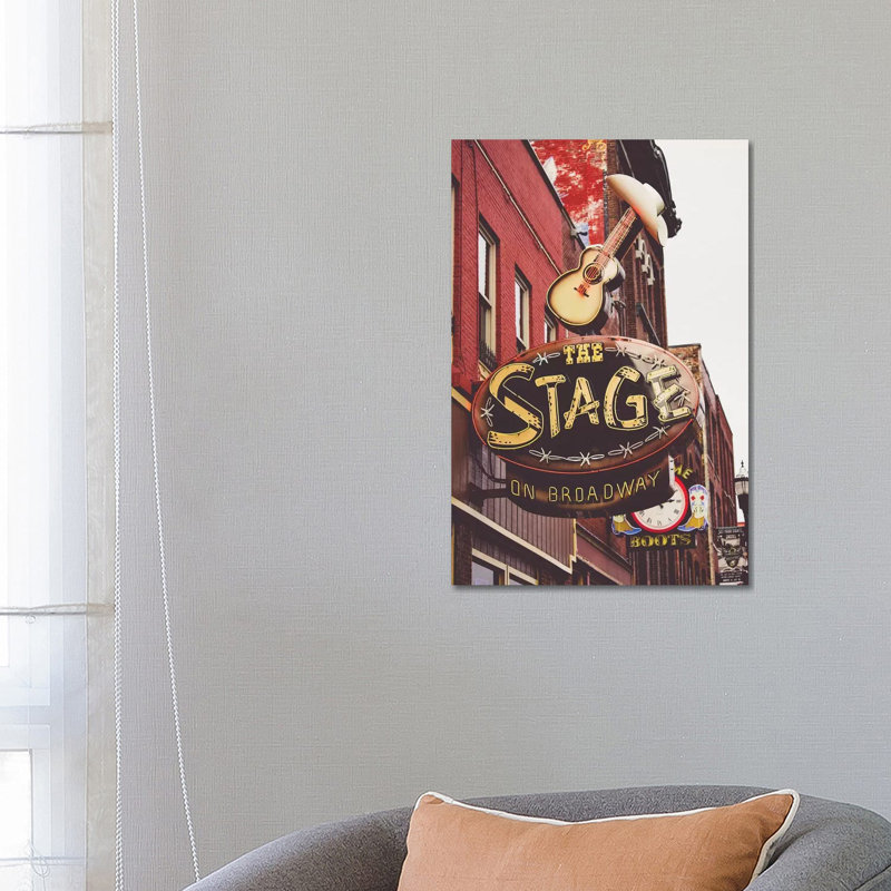 Nashville Neon IV by Ann Hudec - Print on Canvas, Wrapped Canvas, 66.04cm H x 45.72cm W x 3.81cm D