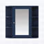 Bathroom Wall Storage Cabinet with Mirror,Adjustable Shelves,and Open Compartments for Efficient Organization-589655184