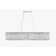11 - Light Crystal Linear LED Pendant with Crystal Accents