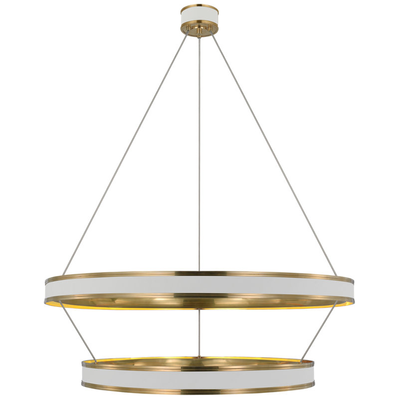 Connery 6 - Light Solid Brass LED Chandelier by Chapman & Myers