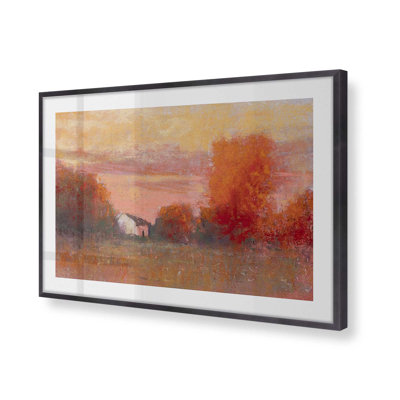 «Tangerine Skies», impression encadrée sur papier par Carol Strock Wasson