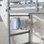 Lit simple mezzanine haute sans sommier nécessaire & amp; Support solide, gris