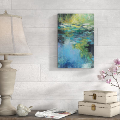 " Water Lilies III " by Julia Purinton Painting Print