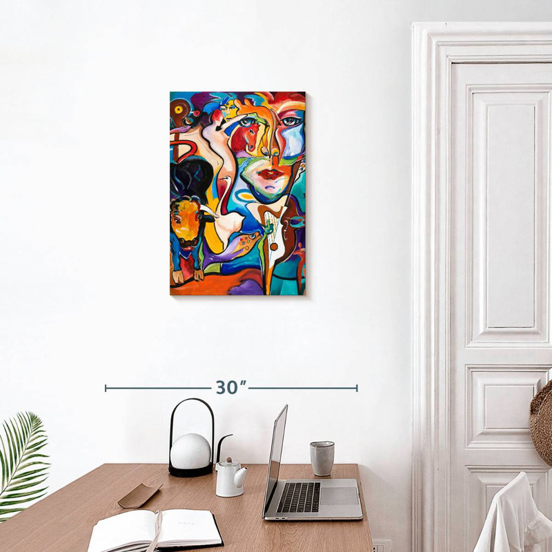 Leisha Mirage Abstract, 24" H x 16" W