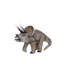 Petite statue de dinosaure Triceratops