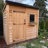 8 ft. W x 4 ft. D Western Red Cedar Gardensaver Lean-To Outdoor Storage Shed with Single Door and Metal Roof