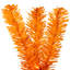Arbre de Noël pin artificiel pré-éclairé - orange - lumières claires-106854028