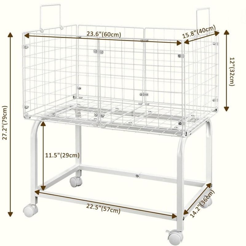Metal Laundry Cart