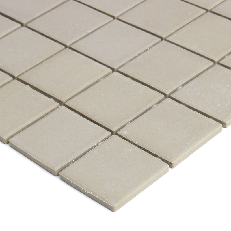 Carreau de mosaïque en porcelaine 12 po x 24 po Dalton, Gris architectural