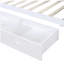 Canapé-lit en bois avec 3 tiroirs, ports USB et bureau-121110501-121110500