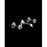 Gemstone Mixer Wall Mounted Bathroom Faucet