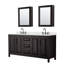 Meuble-lavabo double 72 po avec plateau en quartz et miroir Daria-100481647-100481652-100501937