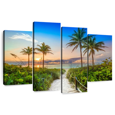Nicci, Floride, plage, lever de soleil, été