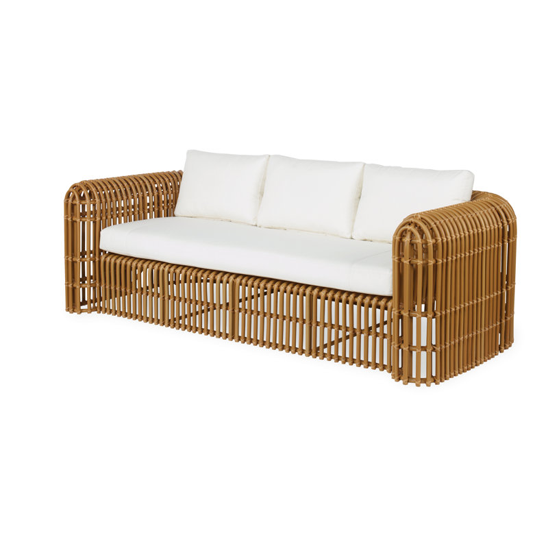 Carrier And Company Outdoor Outdoor 3 - Seat Patio Sofa, Gray Polyester 71617L82
