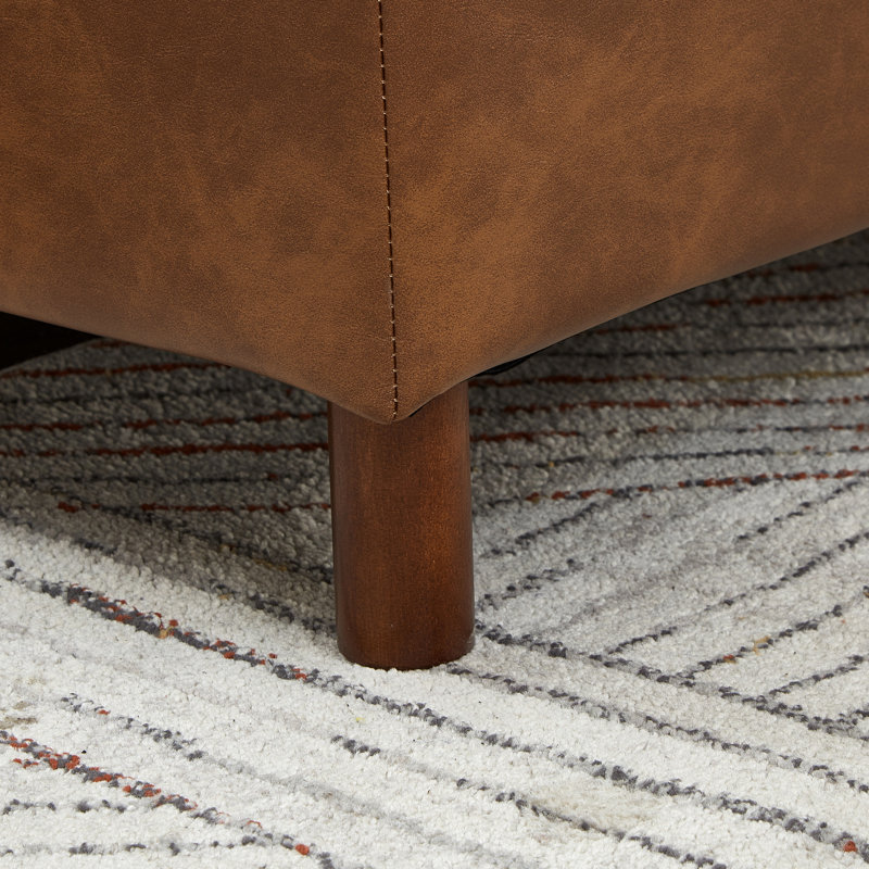 Canapé modulaire Luxury Luxury, Similicuir brun