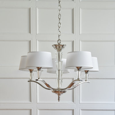 Galilee 5 - Light Shaded Chandelier