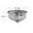 Plantation 3-Light Tropical Flush Mount Ceiling Light