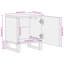 Vidaxl Bedside Cabinet 40X34x46 Cm-101281333-123822035