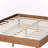 Isador Full Modern platform bed, mid-century Style, Brown 14.67'' H X 56.93'' W X 78.02'' L-530923378