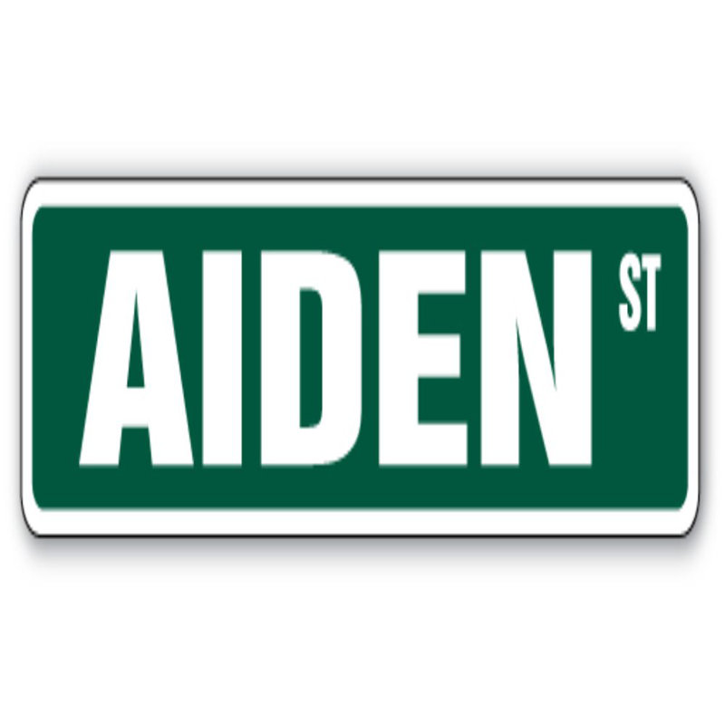 Aiden Street Sign