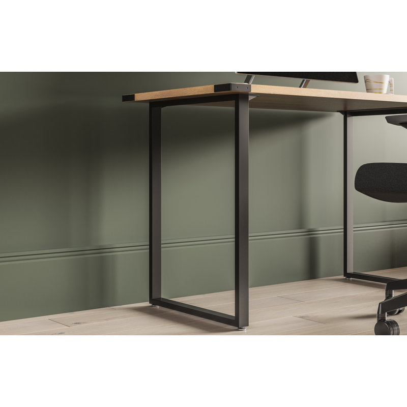 Bureau de table Mirella SOHO, Noir, Brun