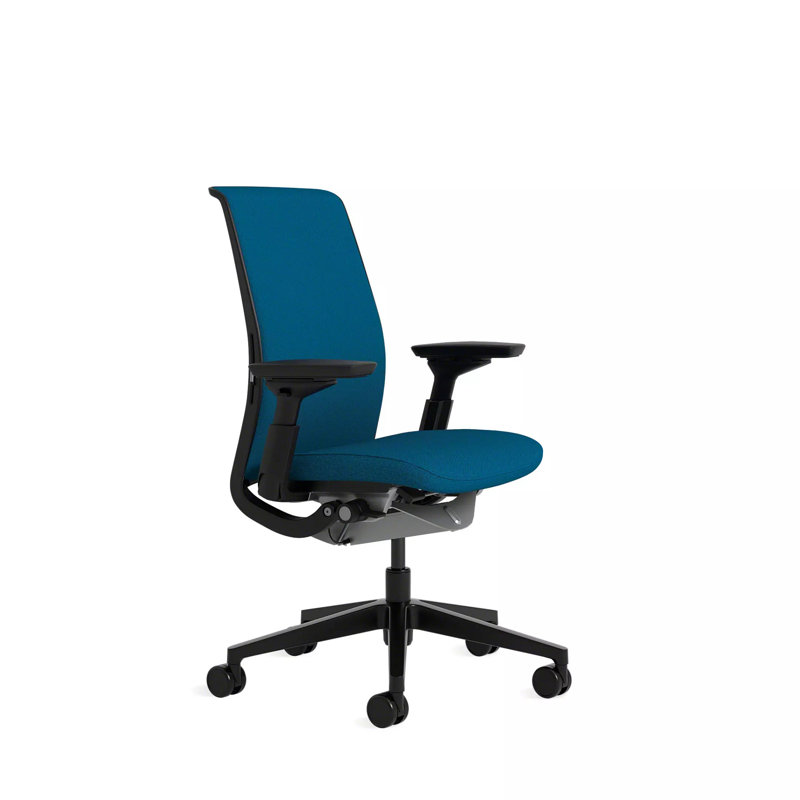 Think® Task Chair, Black, Hard Floor Casters, Harbor