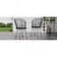 TAVON CHAIR, 2PCS avec 2 coussins, gris