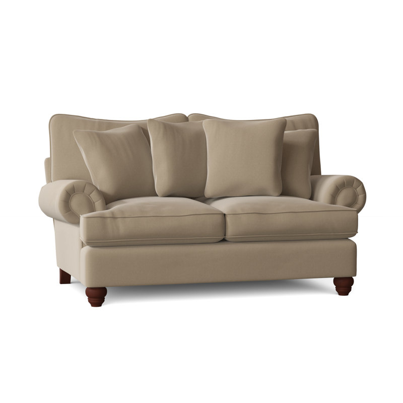 Woodburn Loveseat, Beantown 41 Taupe Performance Chenille, Manhattan, No