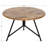 Avely Modern Round Wood and Metal Coffee Table-879190859
