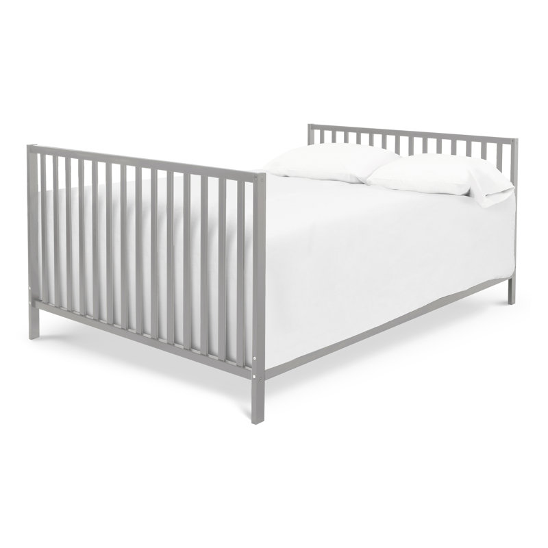Lit de bébé convertible 4-en-1 Union, Gris