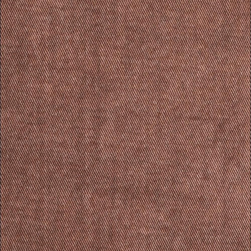 Stonewashed Cotton Canvas Solid Color Classic Chic Casual Modern Rustic Coverlet Set, Sarsaparilla