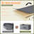 43.3"w Dresser Tv Stand With Power Outlets & Led Lights - 5 Fabric Storage Drawers-203269671