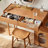 Makeup Vanity with Light mirror,3 drawers