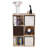 Wooden 3-Tier Bookcase Book Shelf Display Storage Shelf With 6 Compartments White-1249902281