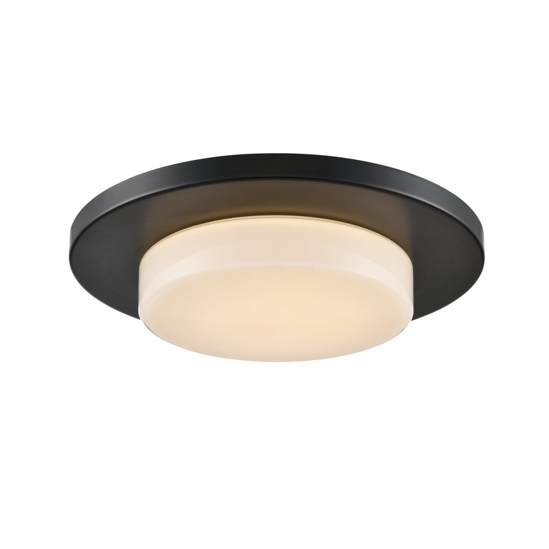 Plafonnier encastré en verre Zyanne Vodka, H 2,5 po x l 22,75 po x P 3,5 po