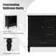 Meuble-lavabo sur pied simple 30 po avec lavabo en céramique, portes et tiroirs à fermeture en douceur-109798985